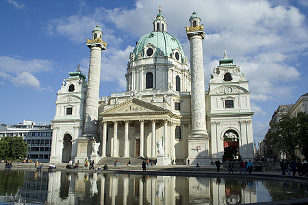 奥地利维也纳天空风暴建筑戏剧性王朝城市帝国图片