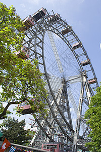 维也纳riesenrad(福轮)图片