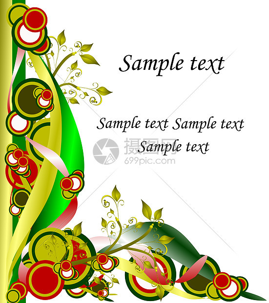 A 包装设计的背景菜单标识装饰品横幅框架邀请函空白卡片植物图片
