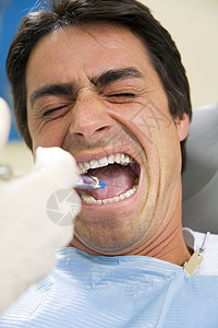 牙医牙科麻醉卫生医生考试中年人诊所男性病人职业图片