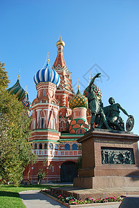 俄罗斯莫斯科的圣巴希尔教堂图片
