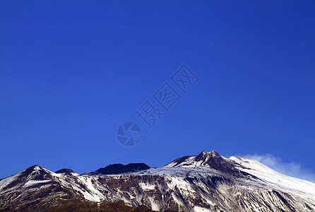 埃特纳山气体首脑天空陨石爬坡火山学发泄地质顶峰图片