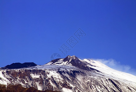 埃特纳山陨石首脑发泄顶峰爬坡地质气体火山学天空图片