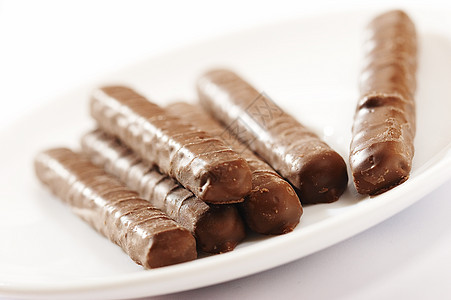 巧克力棒食物品味甜点巧克力美食肥胖味道饮食糖果发射图片