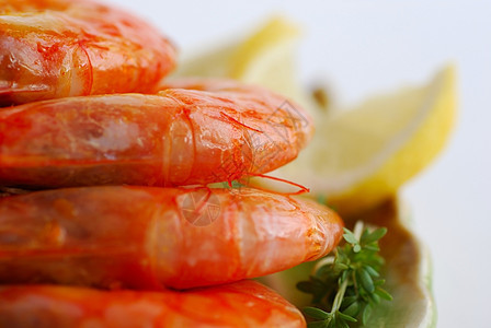 虾海洋烹饪营养盘子美食食物海鲜红色图片