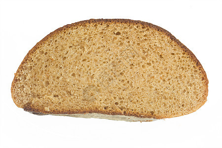 面包圆白色棕色碳水食物面粉谷物健康小吃化合物背景图片