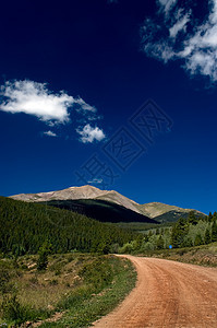 科罗拉多州乡村山区公路图片