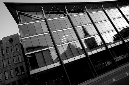 现代伦敦建筑公司石头黑与白摄影办公室玻璃水平建筑学背景图片