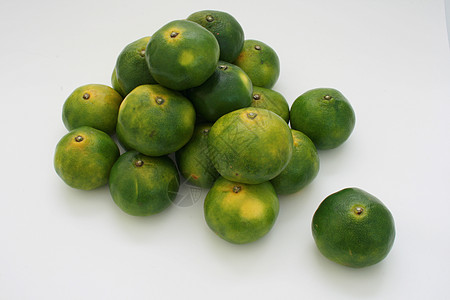 柑橘果圆形橙子绿色水果椪柑食物营养图片