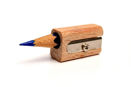 铅笔的钢笔之骨架 在铅笔磨利器内图片