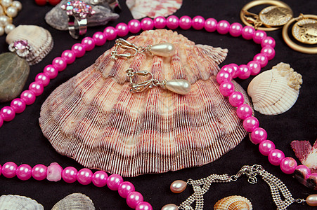 装饰品珠子橱窗礼物体力劳动珍珠珠宝样品项链图片