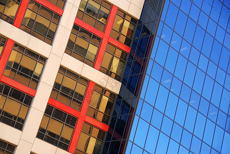现代办公大楼窗户建筑学城市奢华办公室财产住宅中心公寓玻璃图片