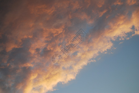 日落时天云背景图片