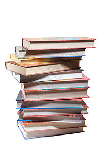 十几本不同的书 堆叠的书团体文物文学数据知识教科书智慧教育学习故事图片