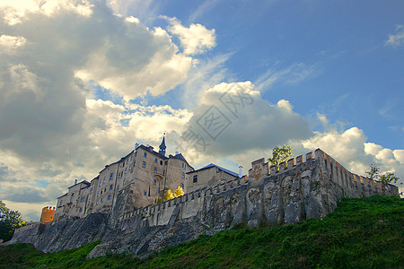 Czekh的Shtenberg城堡建筑学旅游房子历史蓝色文化地标故事历史性插图图片