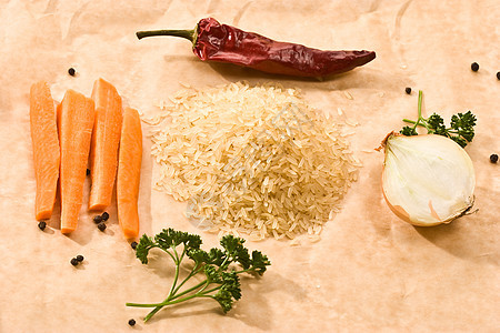 大米和蔬菜食物粮食玉米爬坡种子食品小费香菜图片