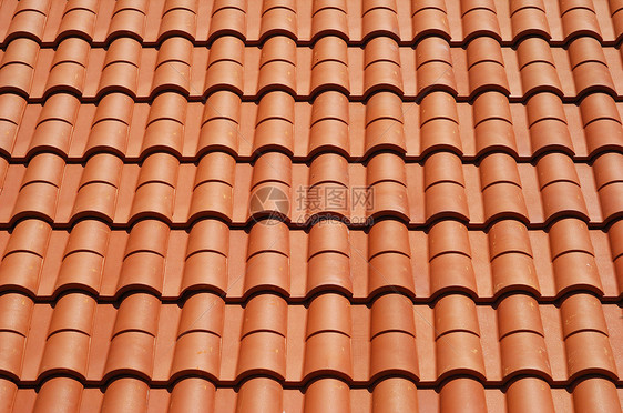 屋顶房子建筑学红色瓷砖图片