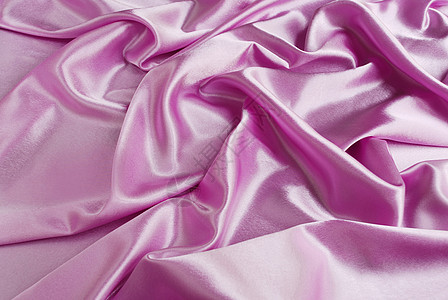 子值床单折叠海浪波纹材料纺织品粉色寝具光泽背景图片
