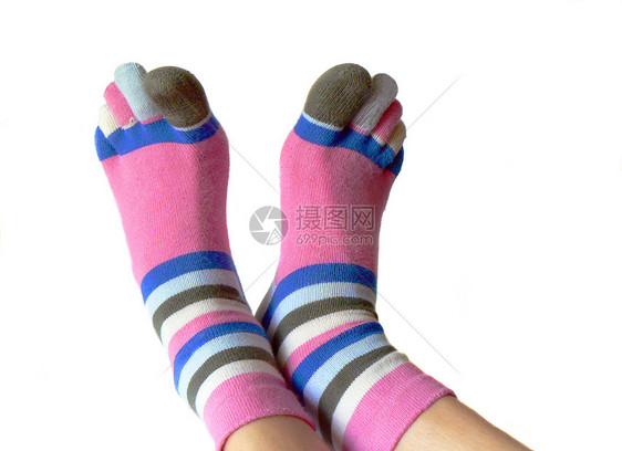 脚趾袜青少年短袜女士丝袜皮肤橙子袜子女孩红色棕色图片