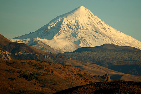 美丽的巴塔哥尼亚火山公园山景国家氧化铝风景图片