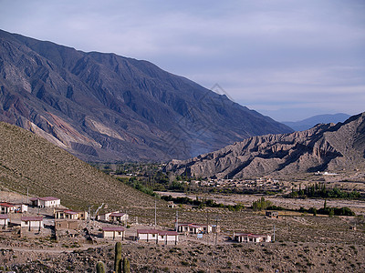 阿根廷 胡胡伊村庄旅游房屋岩石山脉丘陵旅行图片