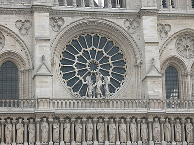 圣母院 巴黎宗教圣人背景图片