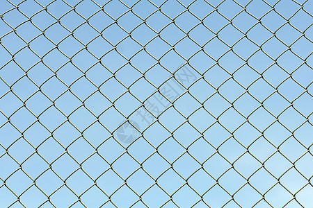 铁丝围栏自由危险锁定安全边缘栅栏蓝色外壳警察框架图片