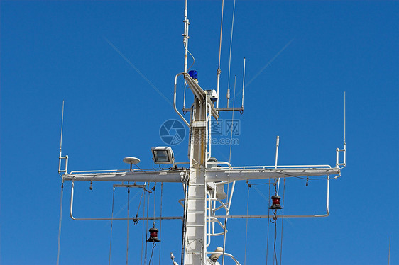 马马斯水手码头渔船海洋指南针天线绳索血管罗盘雷达图片