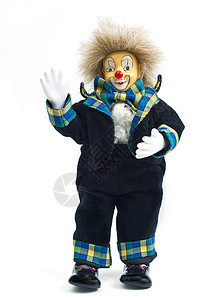 小丑娃娃数字塑像微笑马戏团艺术男性工艺玩具手工傻子图片