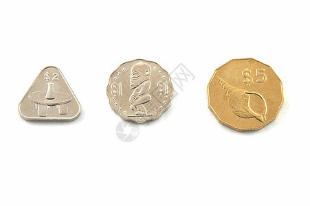 库克群岛的硬币财政女王财富白色铸币货币合金圆圈现金金属图片