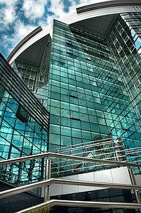 房地产客体商业中心建筑学玻璃摩天大楼总部反射阳光办公室技术镜子财产图片