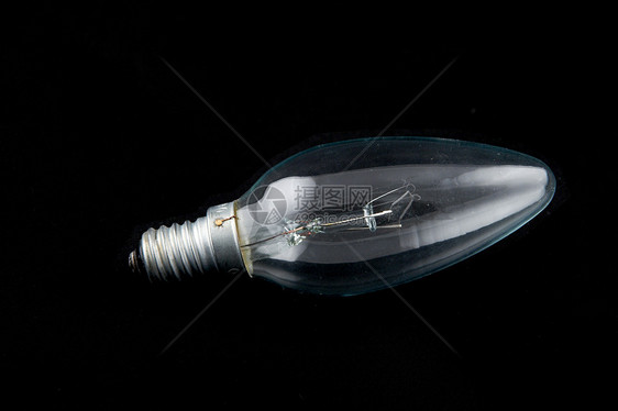 电灯灯玻璃力量灯丝灯光亮度电线反射活力黑色图片