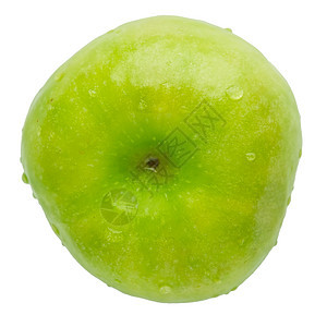 绿苹果小吃节食宏观活力白色饮食绿色水果奶奶食物图片