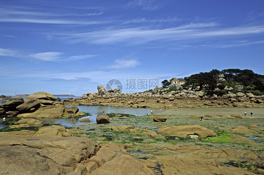普卢马纳克 岩石花岗岩帝国海岸地貌风景图片