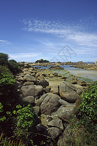 普卢马纳克 布列塔尼 岩石景观图片