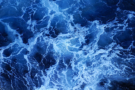 断波冲浪白色滚筒活力力量行动泡沫断路器蓝色海洋图片