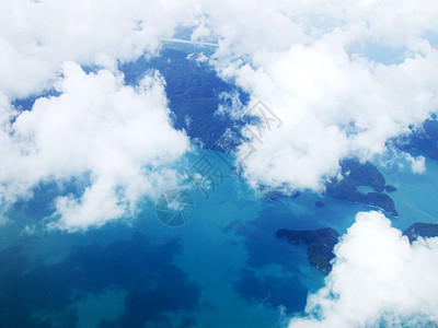 岛屿气象天空蓝色空气飞行风景场景多云环境自由图片