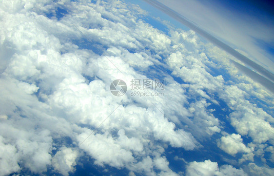 云天空环境飞行气象蓝色风景天气场景图片