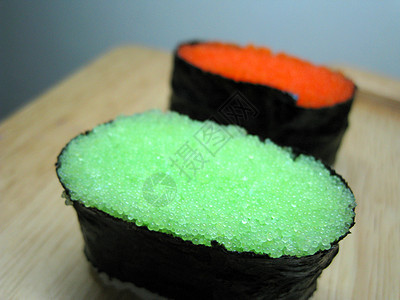 寿司美味海鲜鱼卵食物展示美食图片