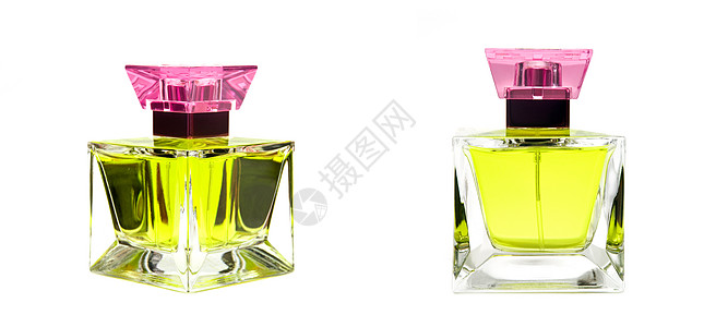 香料瓶子对象玻璃粉色紫色液体背光喷雾器香薰香水图片