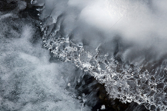 冰层形成寒冷温度冷冻宏观季节冰柱天气玻璃冷藏水晶图片