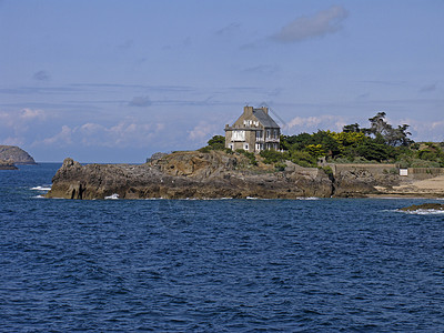 Rothéneuf 房子在海上 布列塔尼图片