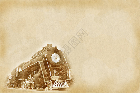 江南背景历史背景星星蒸汽机车晴天铁路技术引擎背景