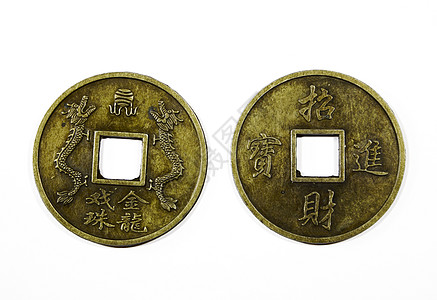 来自亚洲的硬币背景图片