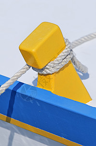 摩多船索具血管港口蓝色航海黄色码头游艇图片