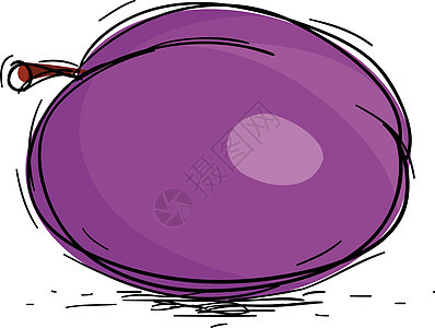 李子水果食物维生素紫色图片