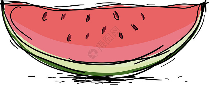 西瓜维生素水果绿色食物图片