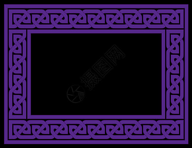 紫色的凯尔特结框 JPG版本背景图片