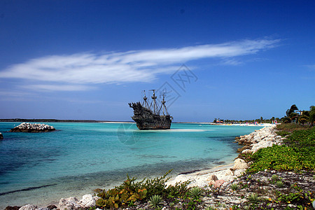 加勒比海盗船罗盘巡航恶作剧地理旅行世界海盗海滩地球水手图片