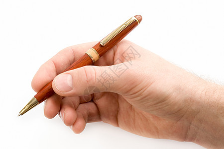 手拿笔签名印刷办公室拇指手指写作商业成功高清图片素材
